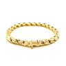 14k Yellow Gold 8 1-2 inch Mens Polished Narrow Rounded Link Bracelet