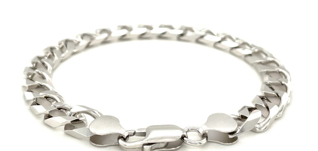 Order the Sterling Silver Men’s Cuban Curb Link Bracelet for Father's Day