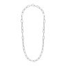 Sterling Silver Wide Paperclip Chain Necklace